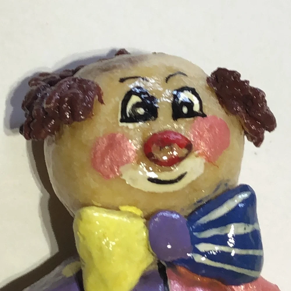 Clown Christmas ornaments 70s clown Christmas ornaments Creepy Clown